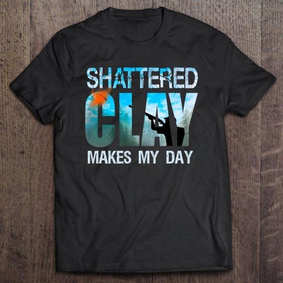 Skeet Trap Clay Shotgun Shooting Sporting Gifts  Graphics Unisex T-Shirt - Picture 1 of 4